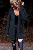 Open Front Dropped Shoulder Cardigan with Pockets - Trendsi - Flyclothing LLC