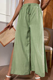 Side Slit Wide Leg Pants - Trendsi - Flyclothing LLC