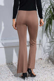 High Waist Long Flare Pants - Trendsi - Flyclothing LLC