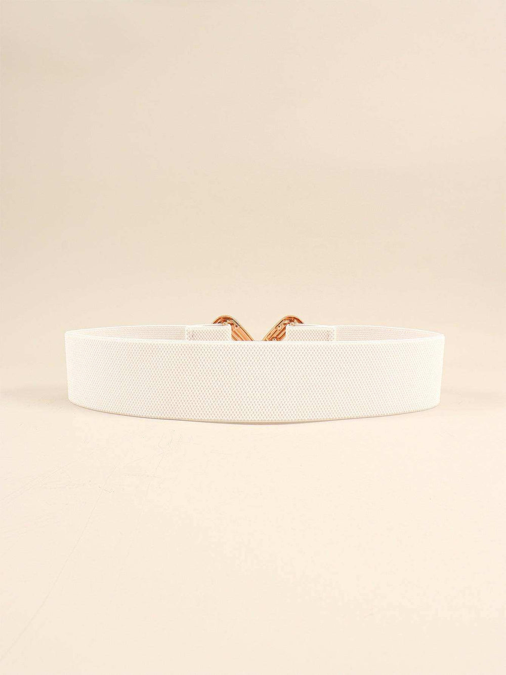 Geometric Buckle Elastic Wide Belt - Trendsi - Flyclothing LLC