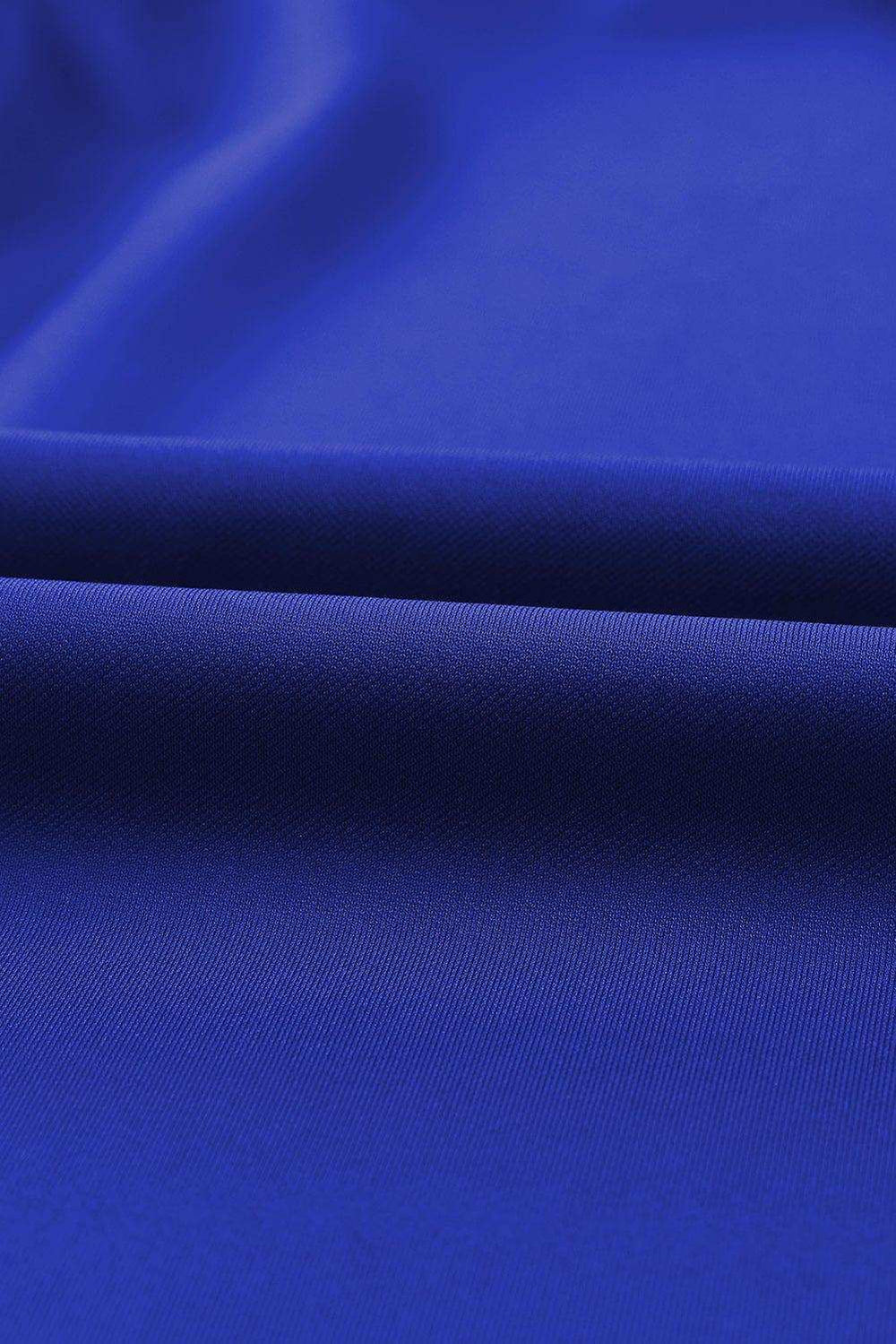 Belted Puff Sleeve V-Neck Jumpsuit - Trendsi - Flyclothing LLC