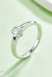 Moissanite 925 Sterling Silver Solitaire Ring - Trendsi - Flyclothing LLC