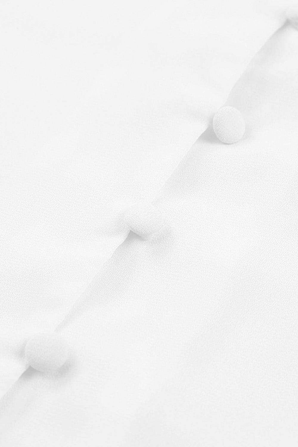 V-Neck Tie Hem Flutter Sleeve Blouse - Trendsi - Flyclothing LLC