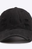 Distressed Adjustable Baseball Cap - Trendsi - Flyclothing LLC