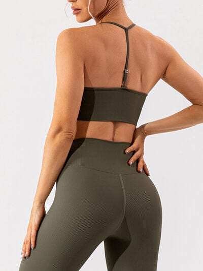 Spaghetti Strap Active Bra - Trendsi - Flyclothing LLC