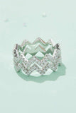 Moissanite Zigzag Stacking Rings - Trendsi - Flyclothing LLC