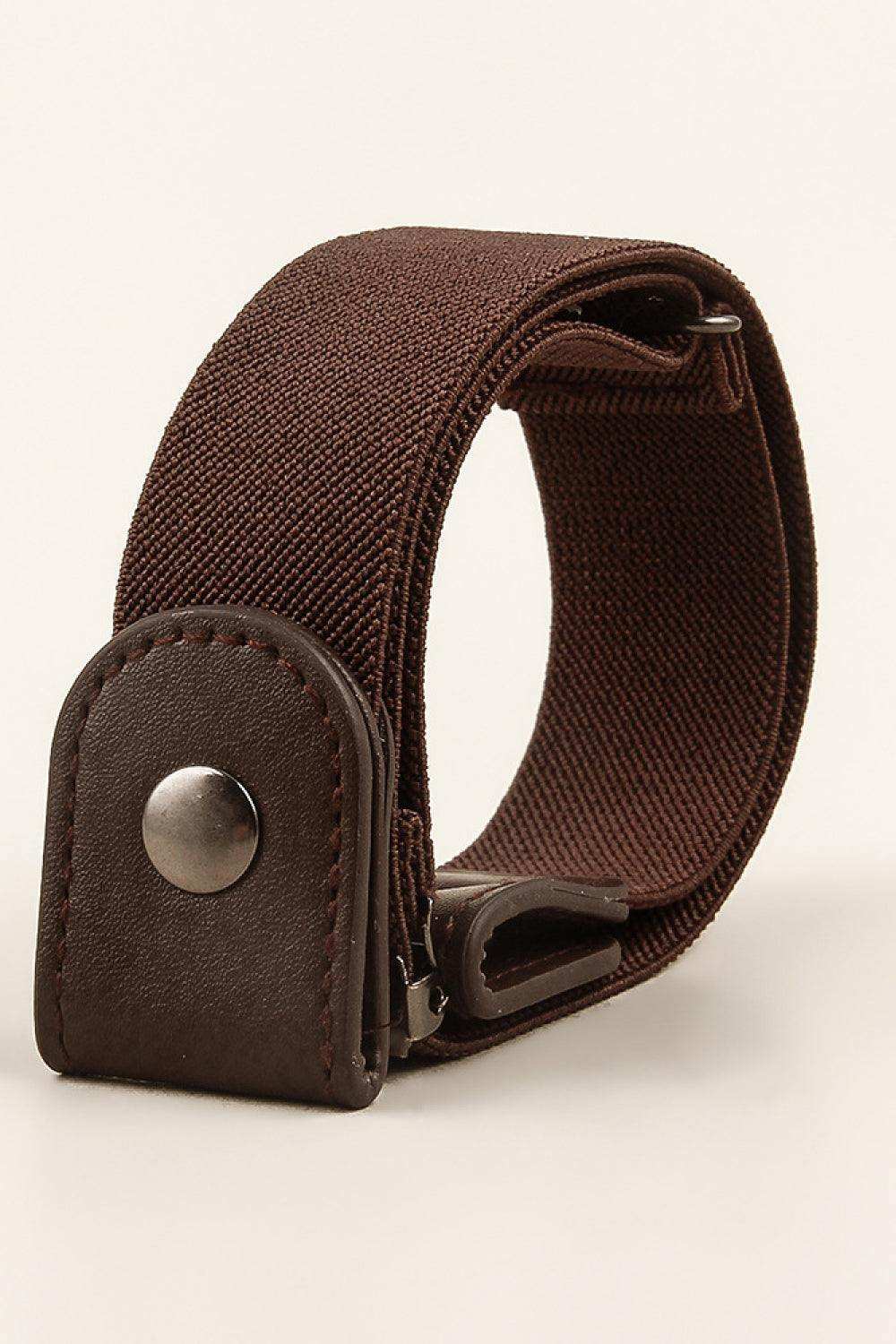 PU Elastic Snap Closure Belt - Trendsi - Flyclothing LLC
