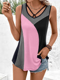 Color Block Tank Top - Trendsi - Flyclothing LLC