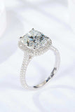 6 Carat Moissanite Halo Ring - Trendsi - Flyclothing LLC