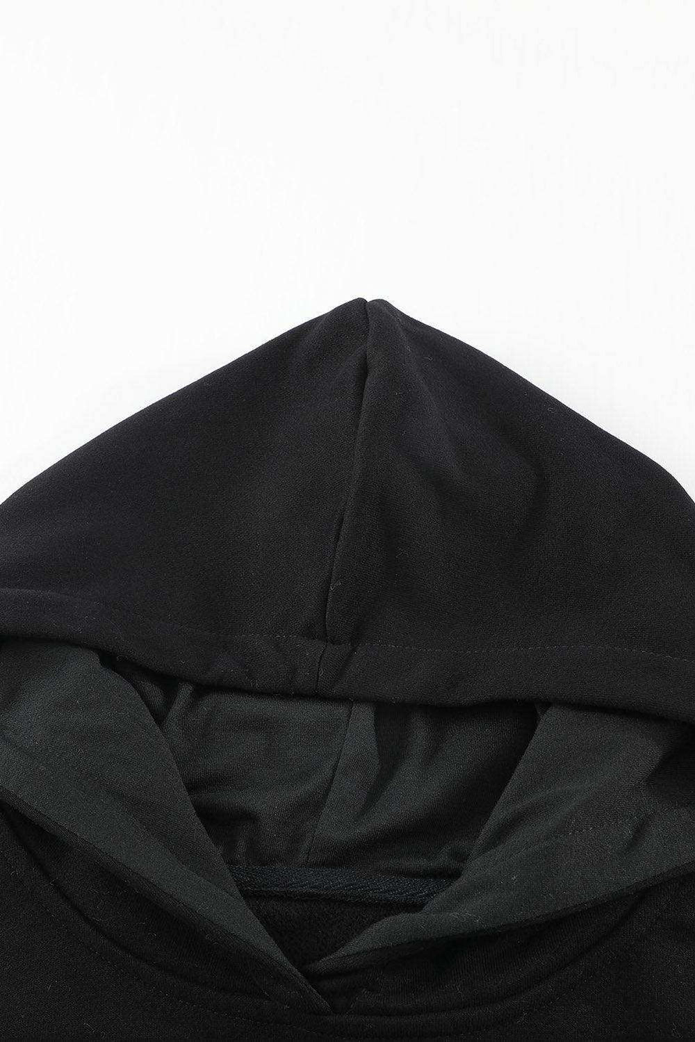 Dropped Shoulder Kangaroo Pocket Hoodie - Trendsi - Flyclothing LLC