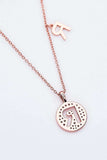 Moissanite K to T Pendant Necklace - Trendsi - Flyclothing LLC