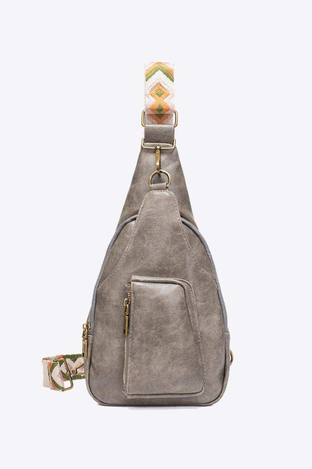 All The Feels PU Leather Sling Bag - Trendsi - Flyclothing LLC