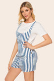 Striped Scoop Neck Romper - Trendsi - Flyclothing LLC