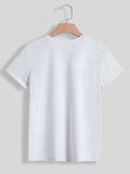 Graphic Round Neck Short Sleeve T-Shirt - Trendsi - Flyclothing LLC