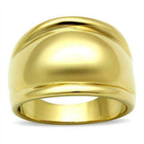 Alamode IP Gold(Ion Plating) Brass Ring with No Stone - Alamode - Flyclothing LLC