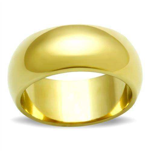 Alamode IP Gold(Ion Plating) Brass Ring with No Stone - Alamode - Flyclothing LLC