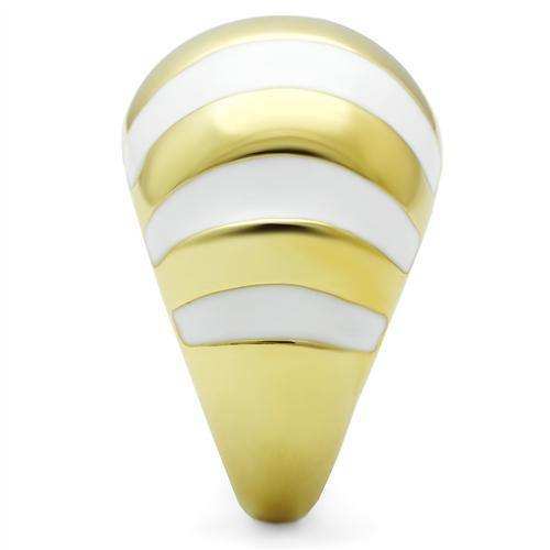 Alamode IP Gold(Ion Plating) Brass Ring with No Stone - Alamode - Flyclothing LLC