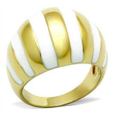 Alamode IP Gold(Ion Plating) Brass Ring with No Stone - Alamode - Flyclothing LLC