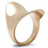 Alamode IP Rose Gold(Ion Plating) Brass Ring with No Stone - Alamode - Flyclothing LLC
