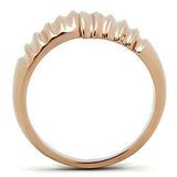 Alamode IP Rose Gold(Ion Plating) Brass Ring with No Stone - Alamode - Flyclothing LLC