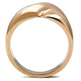 Alamode IP Rose Gold(Ion Plating) Brass Ring with No Stone - Alamode - Flyclothing LLC