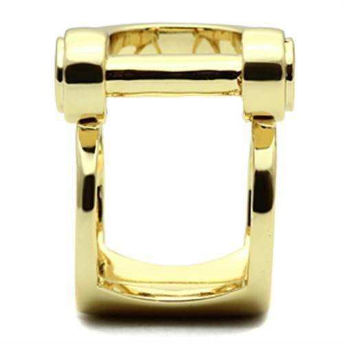 Alamode IP Gold(Ion Plating) Brass Ring with No Stone - Alamode - Flyclothing LLC