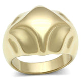 Alamode IP Gold(Ion Plating) Brass Ring with No Stone - Alamode - Flyclothing LLC
