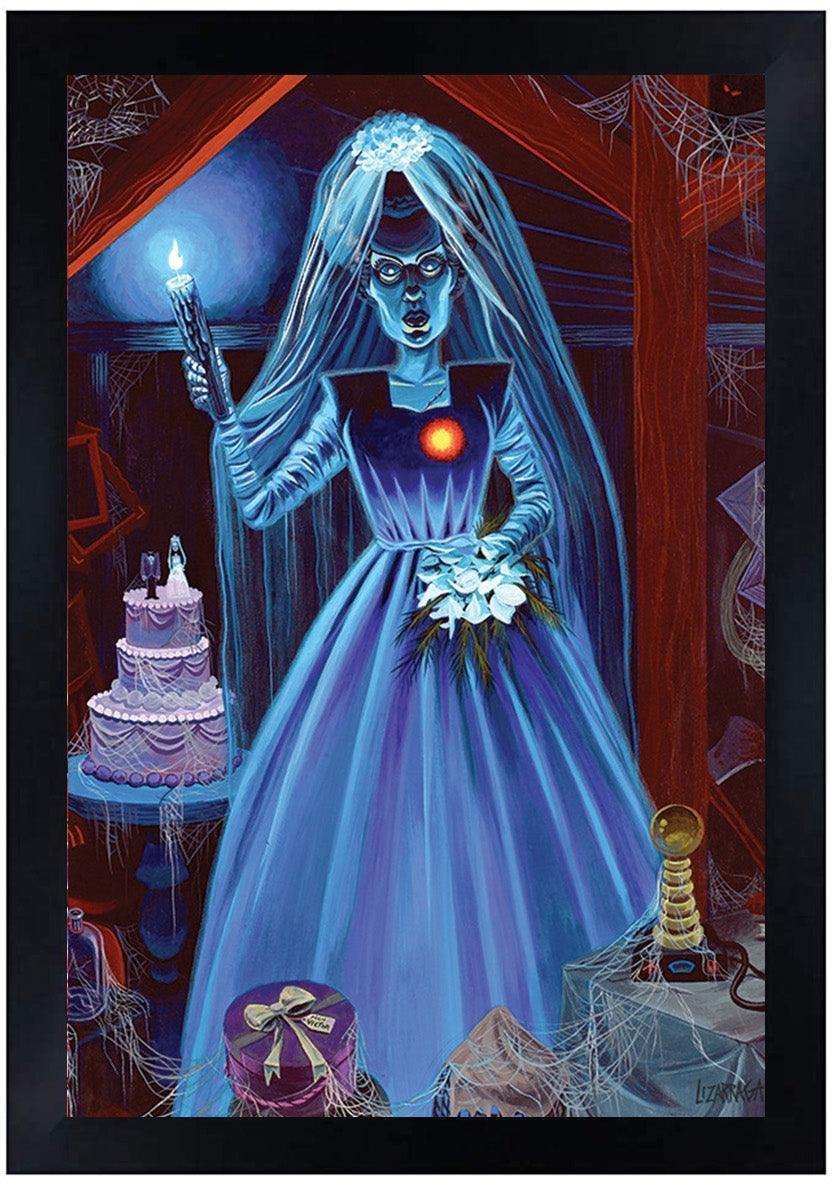 Bob Lizarraga Haunted Mansion Bride 12 x 18 Art Print - Bob Lizarraga - Flyclothing LLC