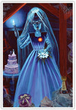 Bob Lizarraga Haunted Mansion Bride 12 x 18 Art Print - Bob Lizarraga - Flyclothing LLC