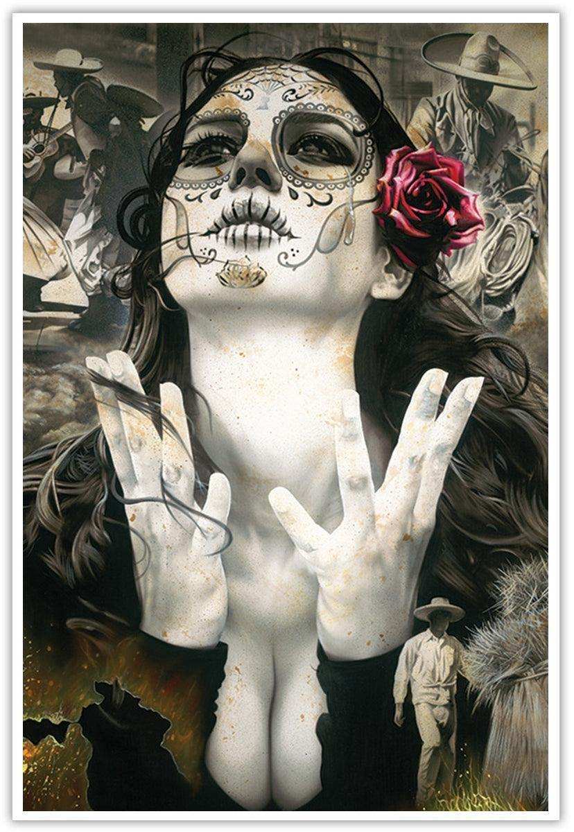 Daniel Esparza In Loving Memory 12 x 18 Art Print - Daniel Esparza - Flyclothing LLC