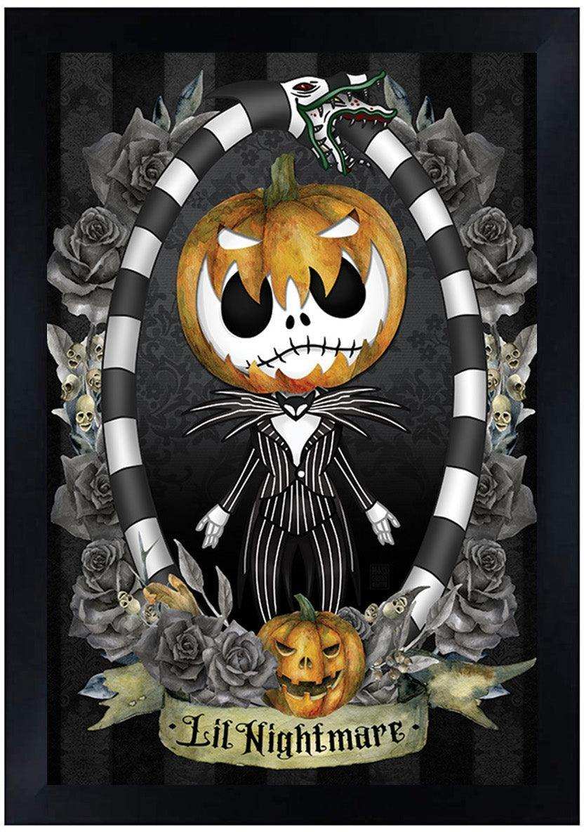 Miss Cherry Martini Lil Nightmare 12 x 18 Art Print - Miss Cherry Martini - Flyclothing LLC