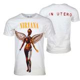 Nirvana In Utero White T-Shirt - Nirvana - Flyclothing LLC