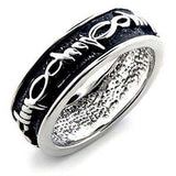 Alamode Rhodium Brass Ring with No Stone - Alamode - Flyclothing LLC