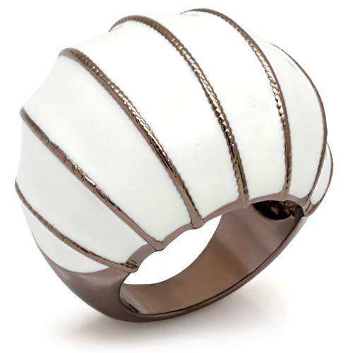 Alamode Chocolate Gold Brass Ring with No Stone - Alamode - Flyclothing LLC