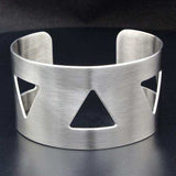 Alamode High polished (no plating) Stainless Steel Bangle with No Stone - Alamode - Flyclothing LLC