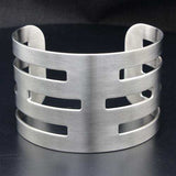 Alamode High polished (no plating) Stainless Steel Bangle with No Stone - Alamode - Flyclothing LLC