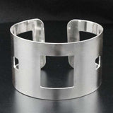 Alamode High polished (no plating) Stainless Steel Bangle with No Stone - Alamode - Flyclothing LLC