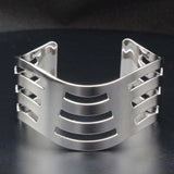 Alamode High polished (no plating) Stainless Steel Bangle with No Stone - Alamode - Flyclothing LLC