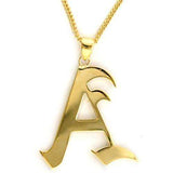 Alamode Gold Brass Pendant with No Stone - Alamode - Flyclothing LLC