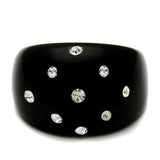 Alamode Resin Ring with Synthetic Synthetic Stone in Multi Color - Alamode - Flyclothing LLC