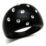 Alamode Resin Ring with Synthetic Synthetic Stone in Multi Color - Alamode - Flyclothing LLC