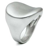 Alamode Rhodium+Brushed Brass Ring with No Stone - Alamode - Flyclothing LLC