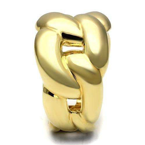 Alamode Gold Brass Ring with No Stone - Alamode - Flyclothing LLC