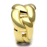 Alamode Gold Brass Ring with No Stone - Alamode - Flyclothing LLC