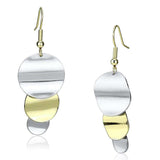 Alamode Gold+Rhodium Iron Earrings with No Stone - Alamode - Flyclothing LLC
