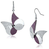 Alamode Rhodium Iron Earrings with No Stone - Alamode - Flyclothing LLC