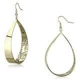 Alamode Gold Iron Earrings with No Stone - Alamode - Flyclothing LLC