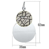 Alamode Gold+Rhodium Iron Earrings with Top Grade Crystal in Clear - Alamode - Flyclothing LLC