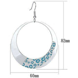 Alamode Rhodium Iron Earrings with No Stone - Alamode - Flyclothing LLC