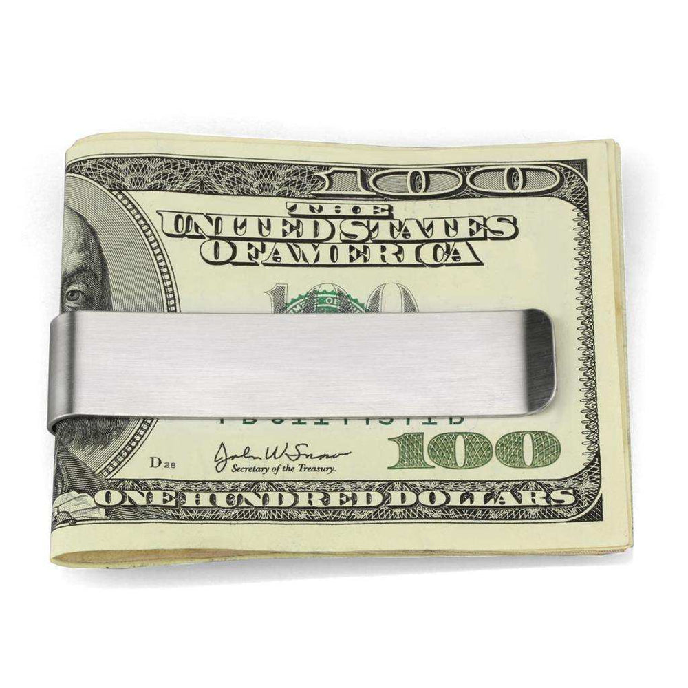 Alamode High polished (no plating) Stainless Steel Money clip with No Stone - Alamode - Flyclothing LLC
